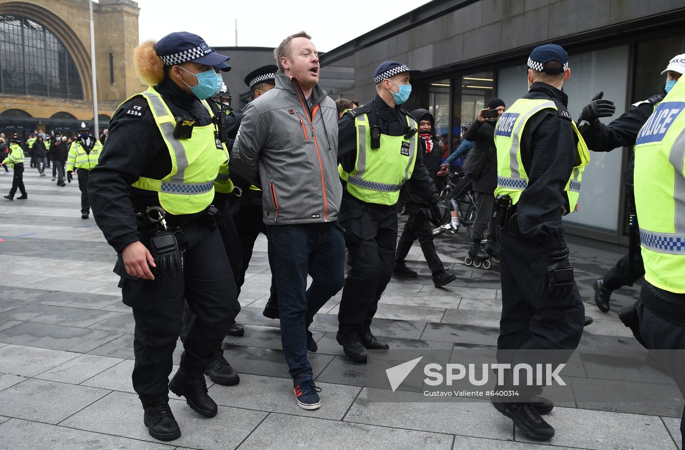 Great Britain Coronavirus Protest