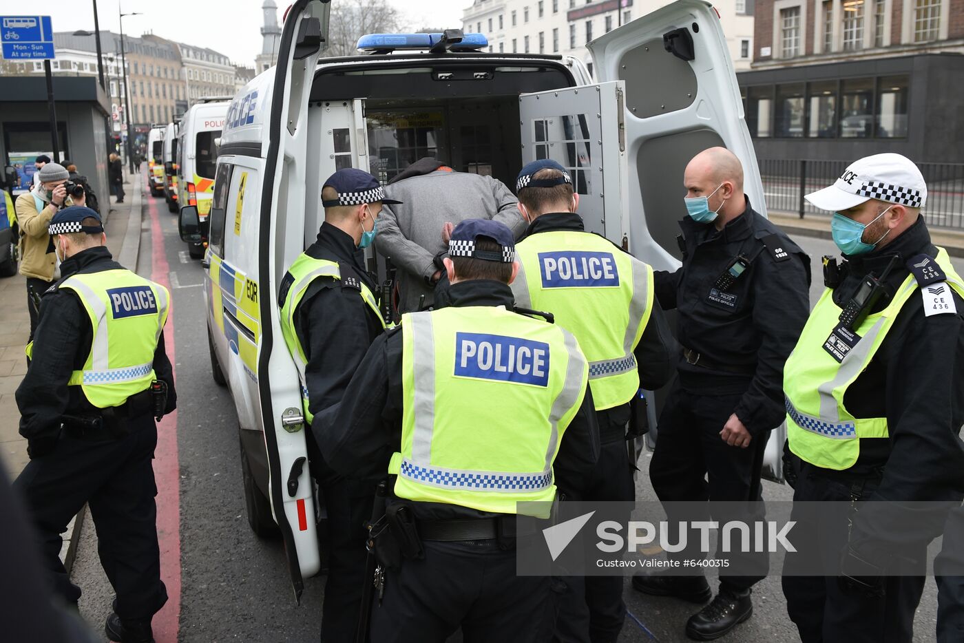 Great Britain Coronavirus Protest