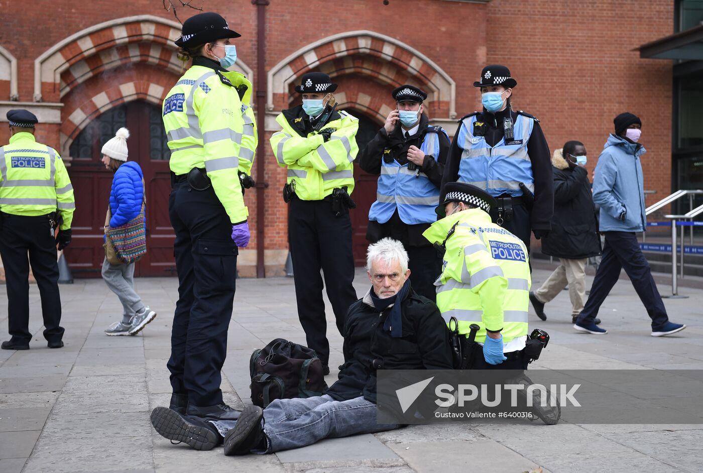 Great Britain Coronavirus Protest