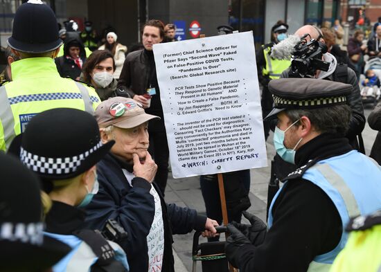 Great Britain Coronavirus Protest