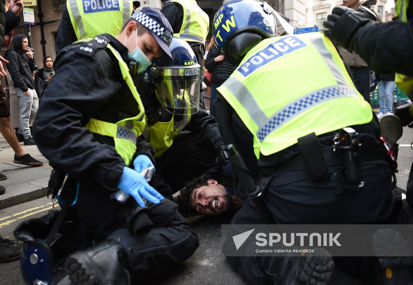 Great Britain Coronavirus Protest