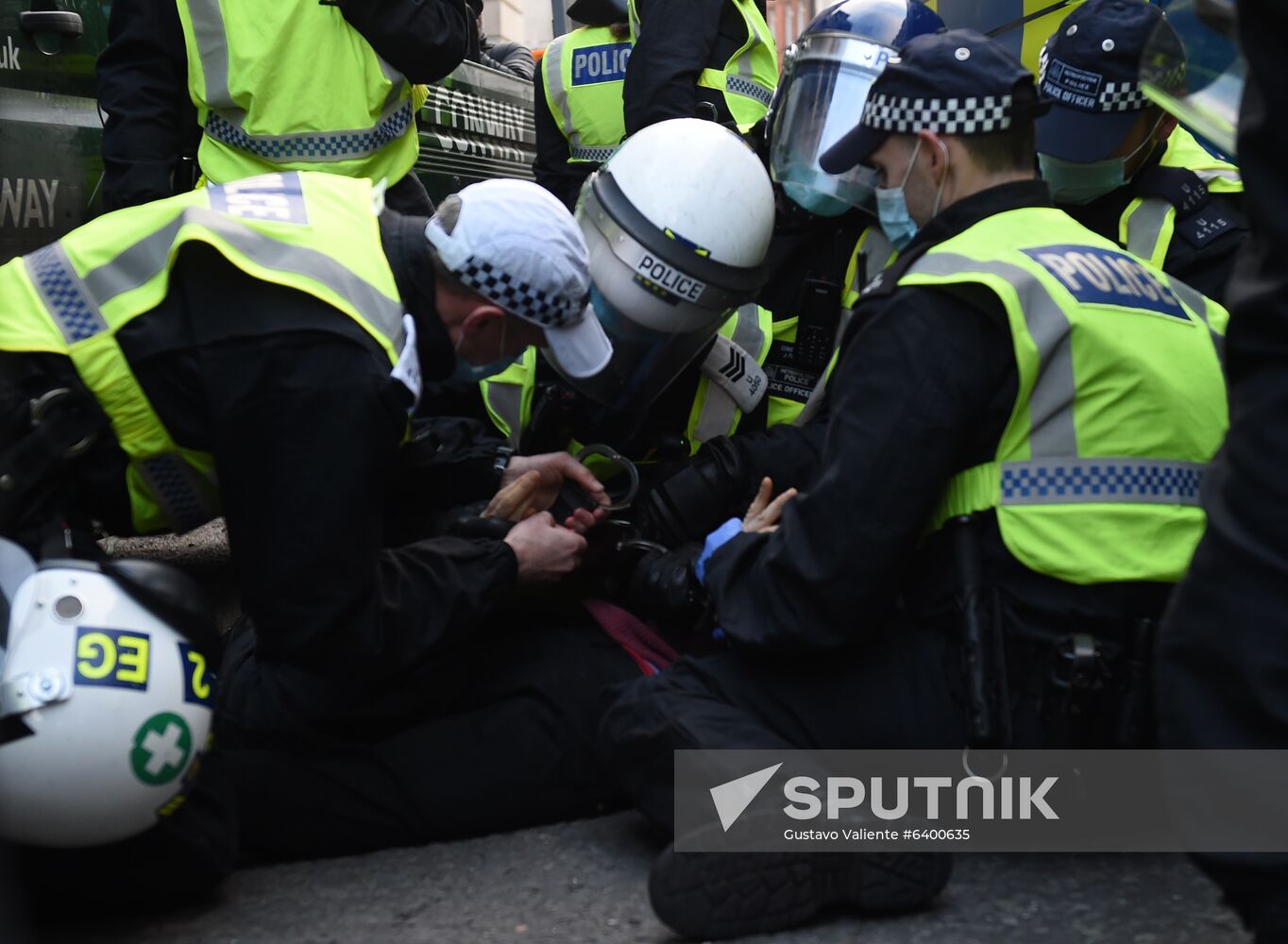 Great Britain Coronavirus Protest