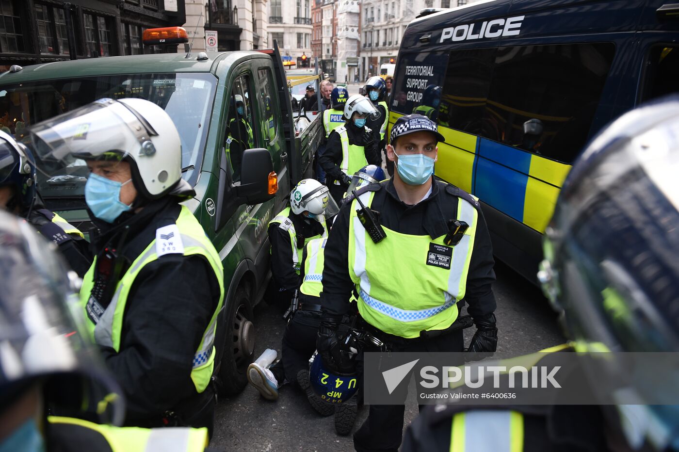Great Britain Coronavirus Protest