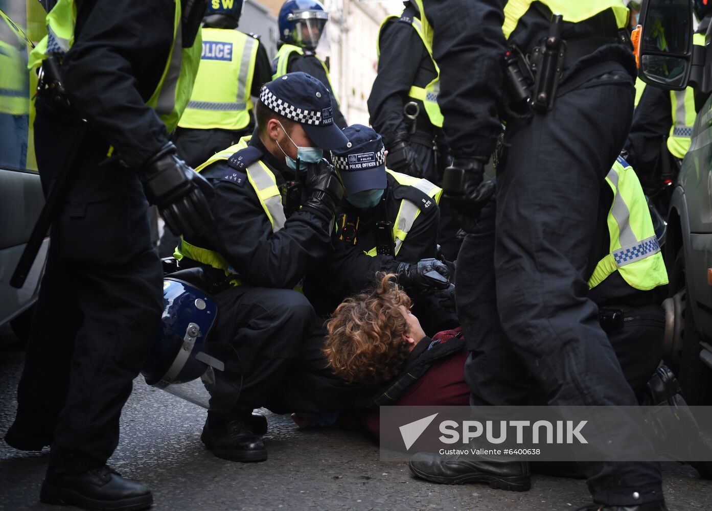 Great Britain Coronavirus Protest
