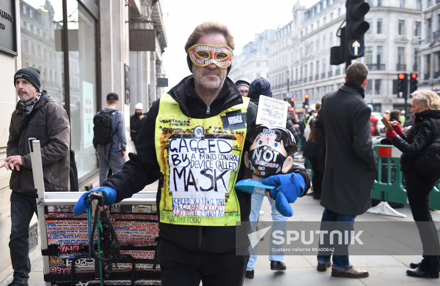 Great Britain Coronavirus Protest