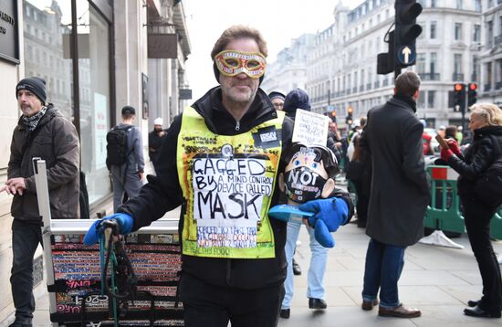Great Britain Coronavirus Protest