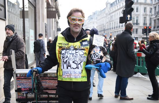 Great Britain Coronavirus Protest