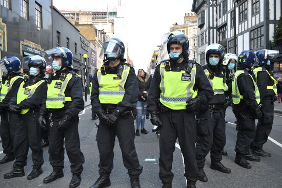 Great Britain Coronavirus Protest