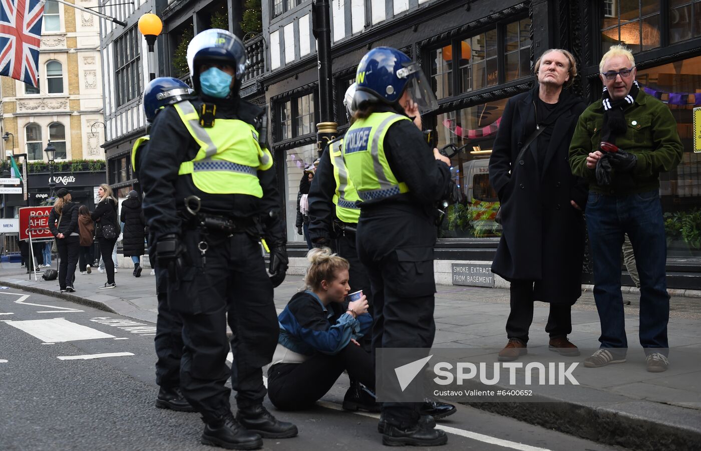 Great Britain Coronavirus Protest