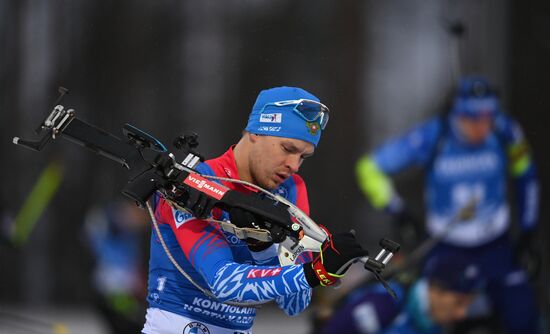 Finland Biathlon World Cup Men Sprint