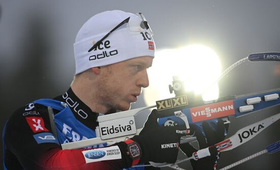 Finland Biathlon World Cup Men Sprint