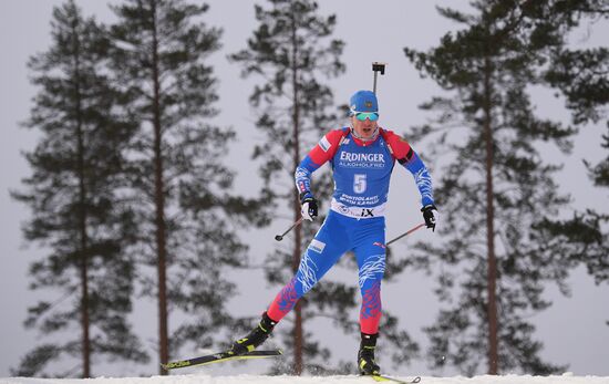 Finland Biathlon World Cup Men Sprint