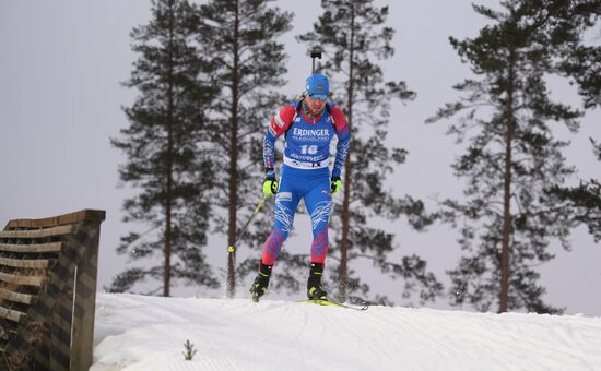 Finland Biathlon World Cup Men Sprint