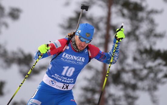 Finland Biathlon World Cup Men Sprint