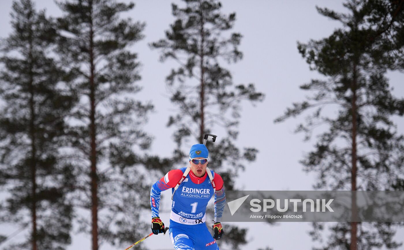 Finland Biathlon World Cup Men Sprint