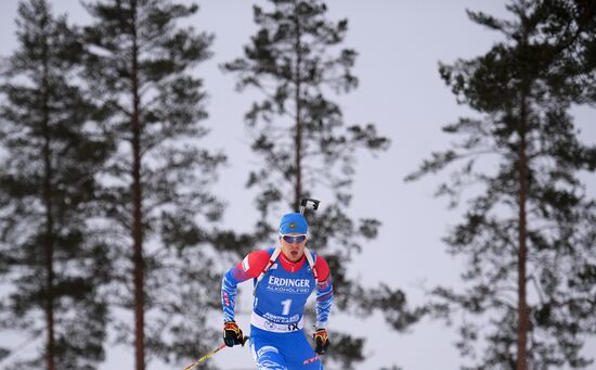 Finland Biathlon World Cup Men Sprint