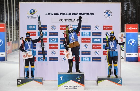 Finland Biathlon World Cup Men Sprint