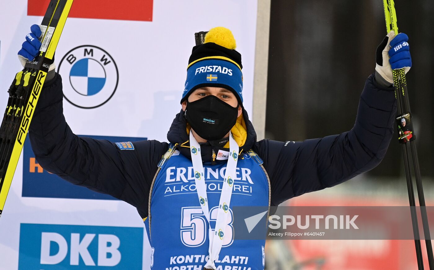 Finland Biathlon World Cup Men Sprint