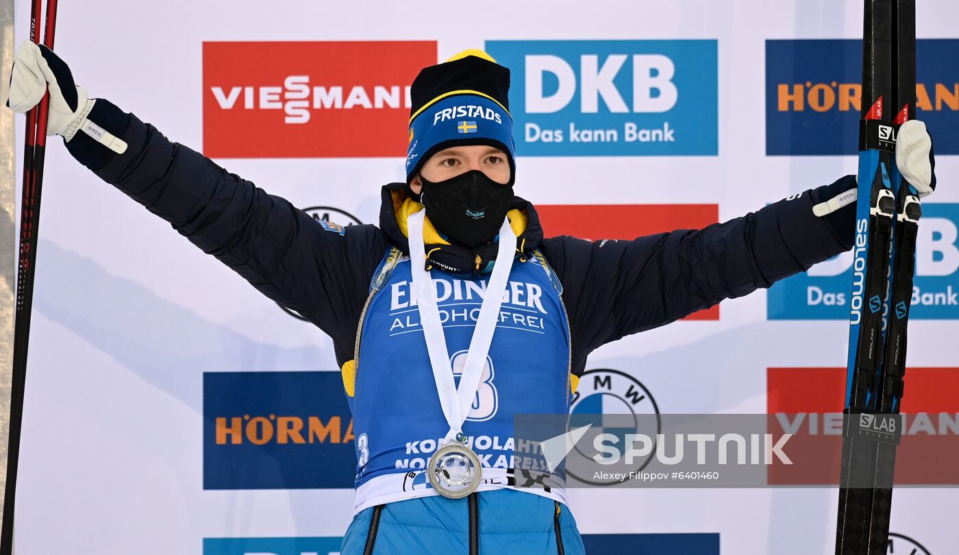 Finland Biathlon World Cup Men Sprint