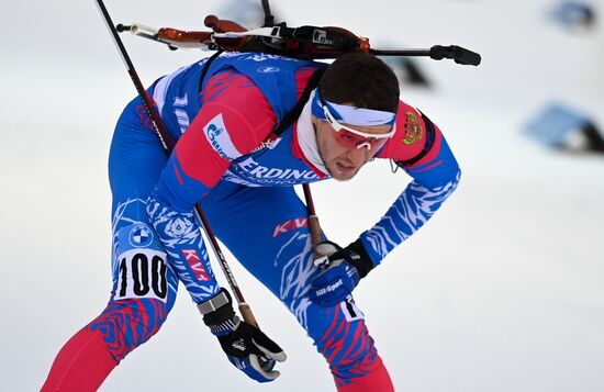 Finland Biathlon World Cup Men Sprint