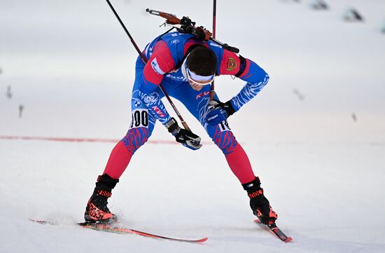 Finland Biathlon World Cup Men Sprint