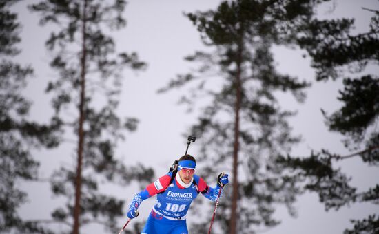 Finland Biathlon World Cup Men Sprint