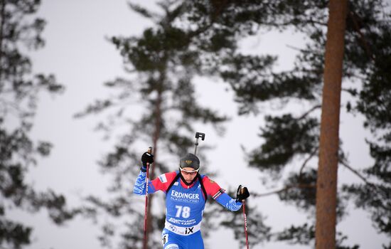 Finland Biathlon World Cup Men Sprint