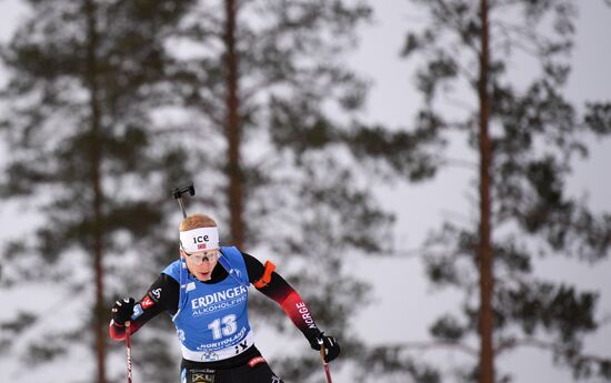 Finland Biathlon World Cup Men Sprint