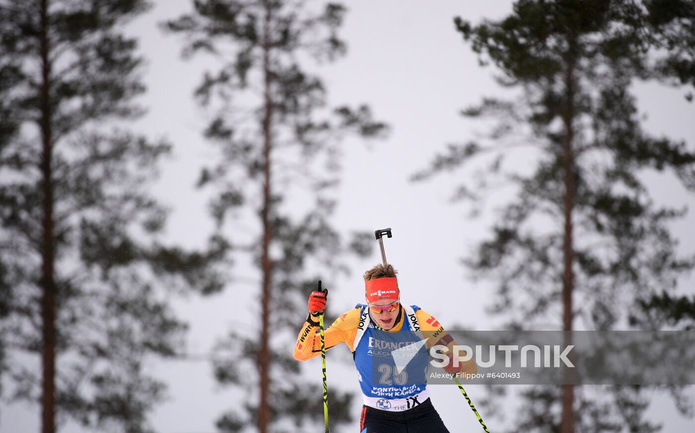Finland Biathlon World Cup Men Sprint