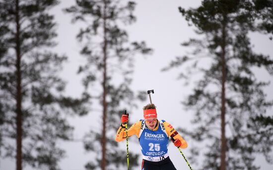 Finland Biathlon World Cup Men Sprint