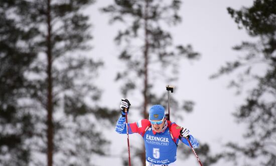 Finland Biathlon World Cup Men Sprint