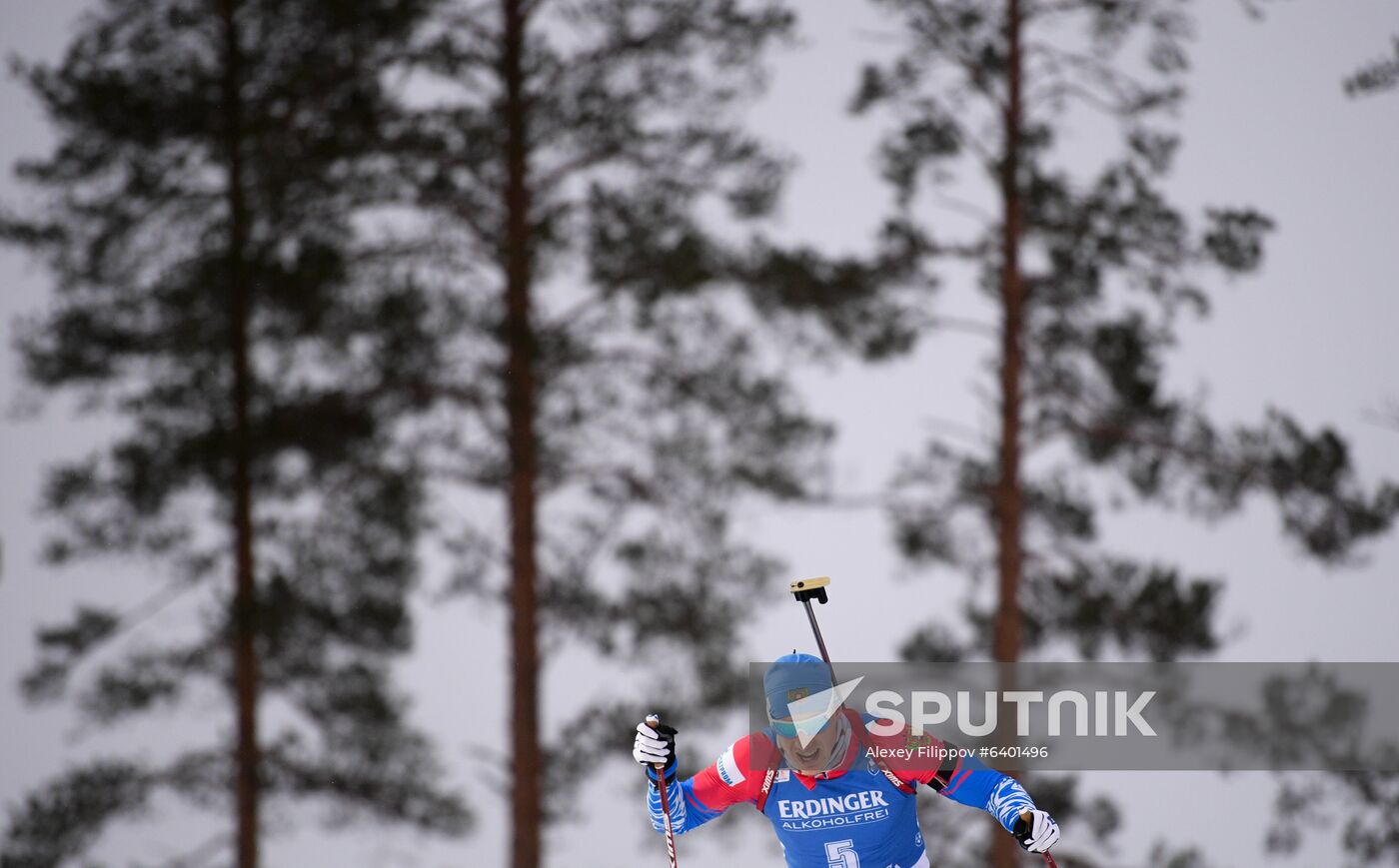 Finland Biathlon World Cup Men Sprint