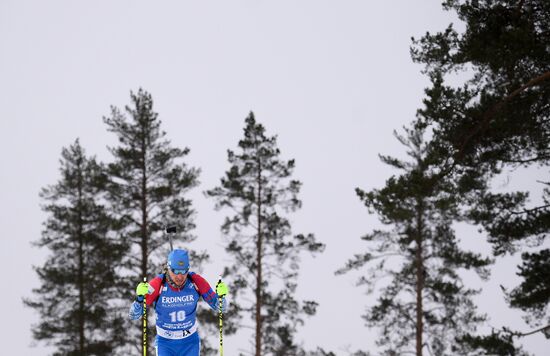 Finland Biathlon World Cup Men Sprint