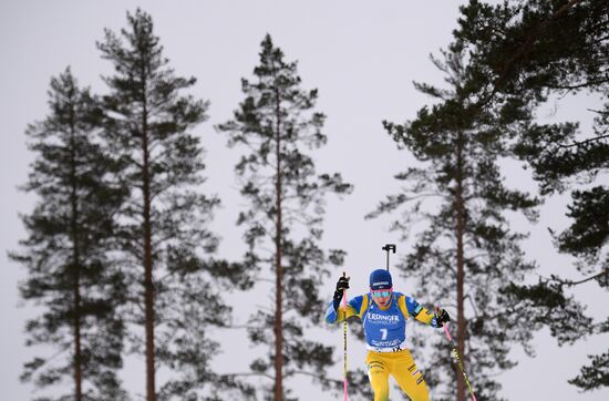 Finland Biathlon World Cup Men Sprint