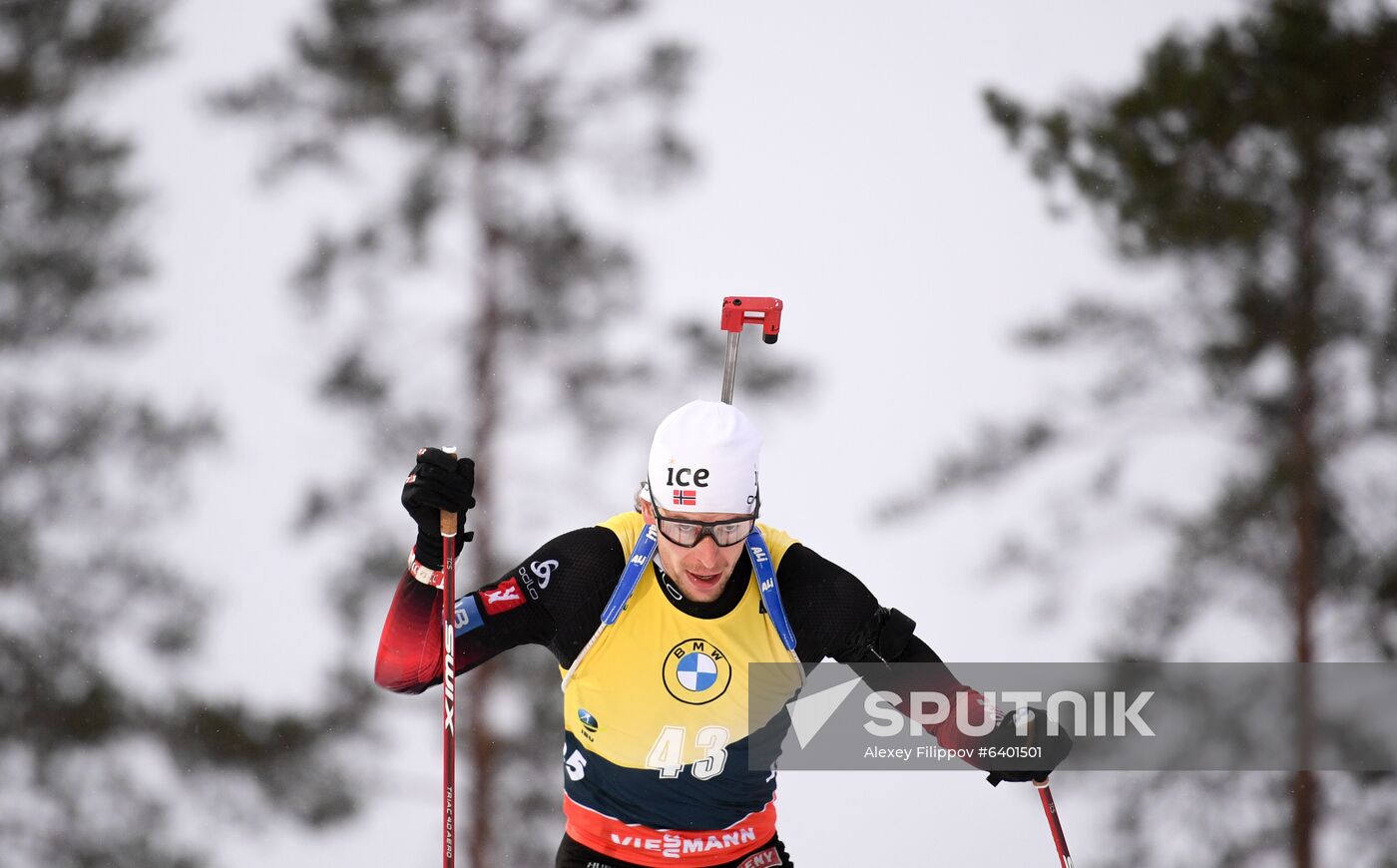 Finland Biathlon World Cup Men Sprint