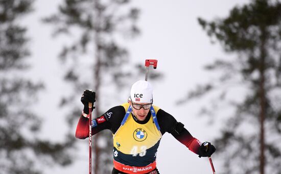 Finland Biathlon World Cup Men Sprint