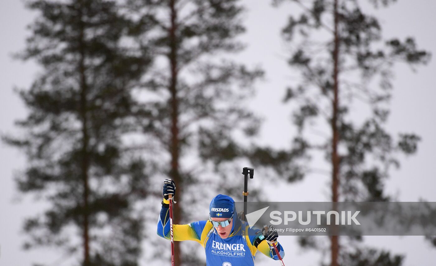 Finland Biathlon World Cup Men Sprint