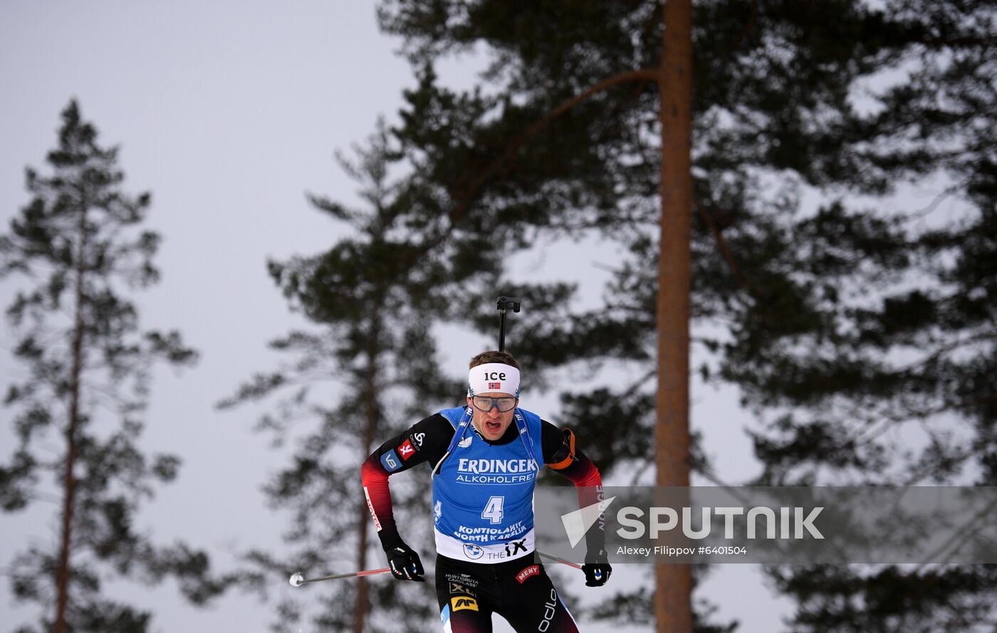Finland Biathlon World Cup Men Sprint