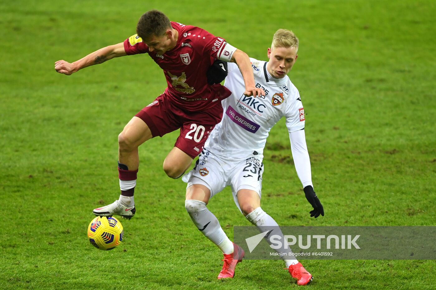 Russia Soccer Premier-League Rubin - CSKA