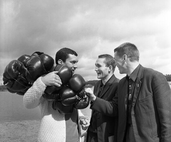 Soviet boxer Vladimir Tarasenkov