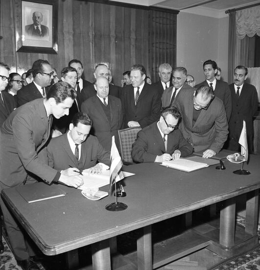 Cuban governmental trade delegation visits USSR