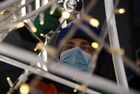 A municipal worker checks a street decoration, that will be used during New Year and Christmas season, at a warehouse, in Moscow, Russia. Location: Russia, Moscow. Author: Kirill Kallinikov/Sputnik. Russia New Year Preparations