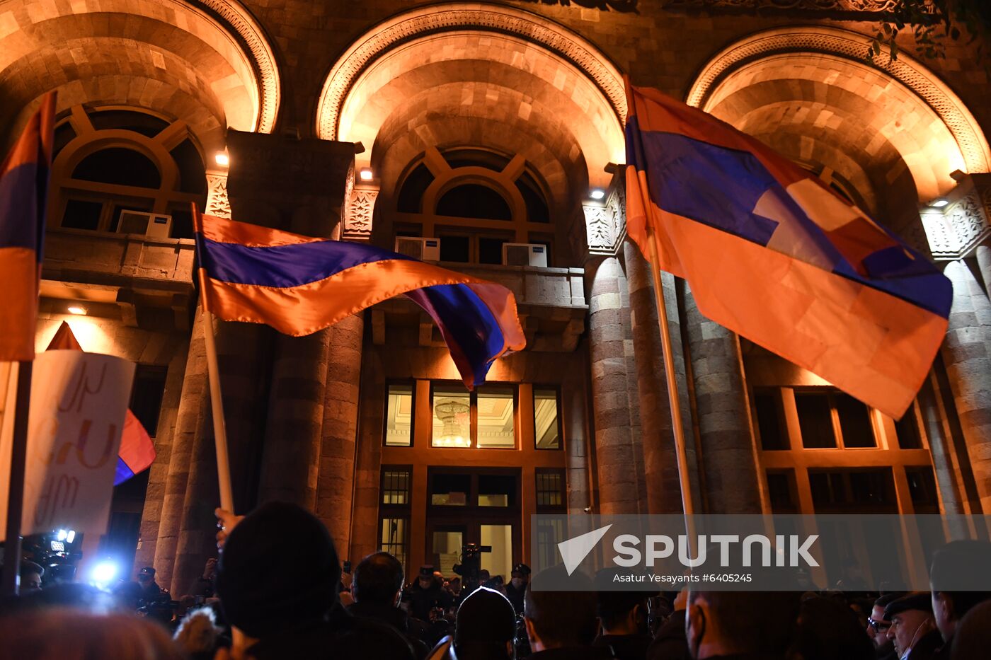 Armenia Nagorno-Karabakh Ceasefire Protests