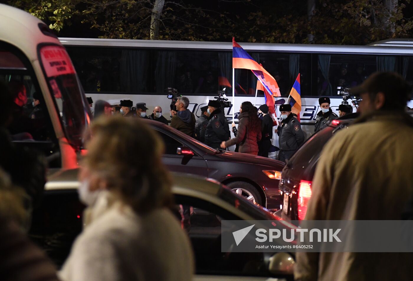 Armenia Nagorno-Karabakh Ceasefire Protests