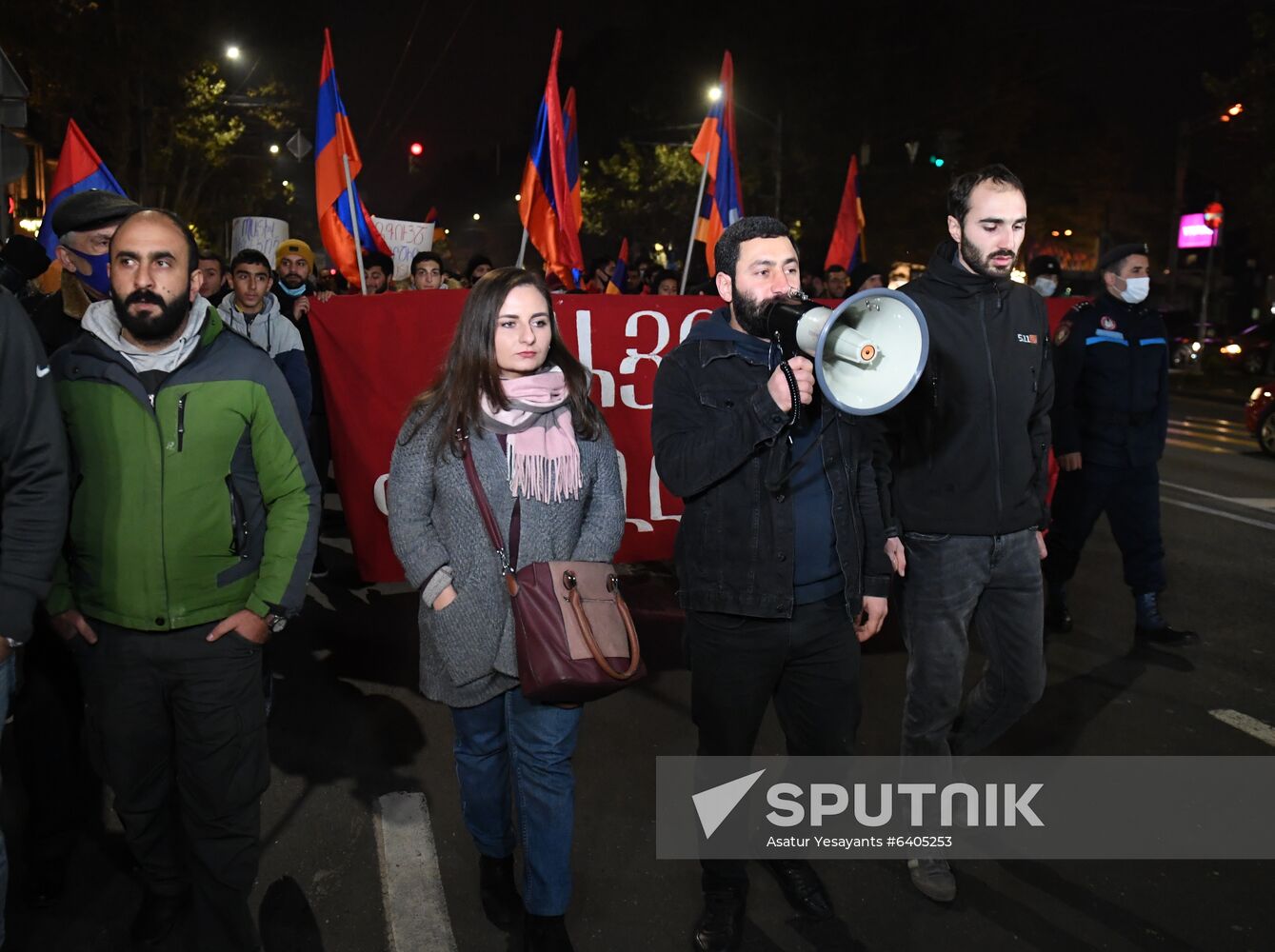 Armenia Nagorno-Karabakh Ceasefire Protests