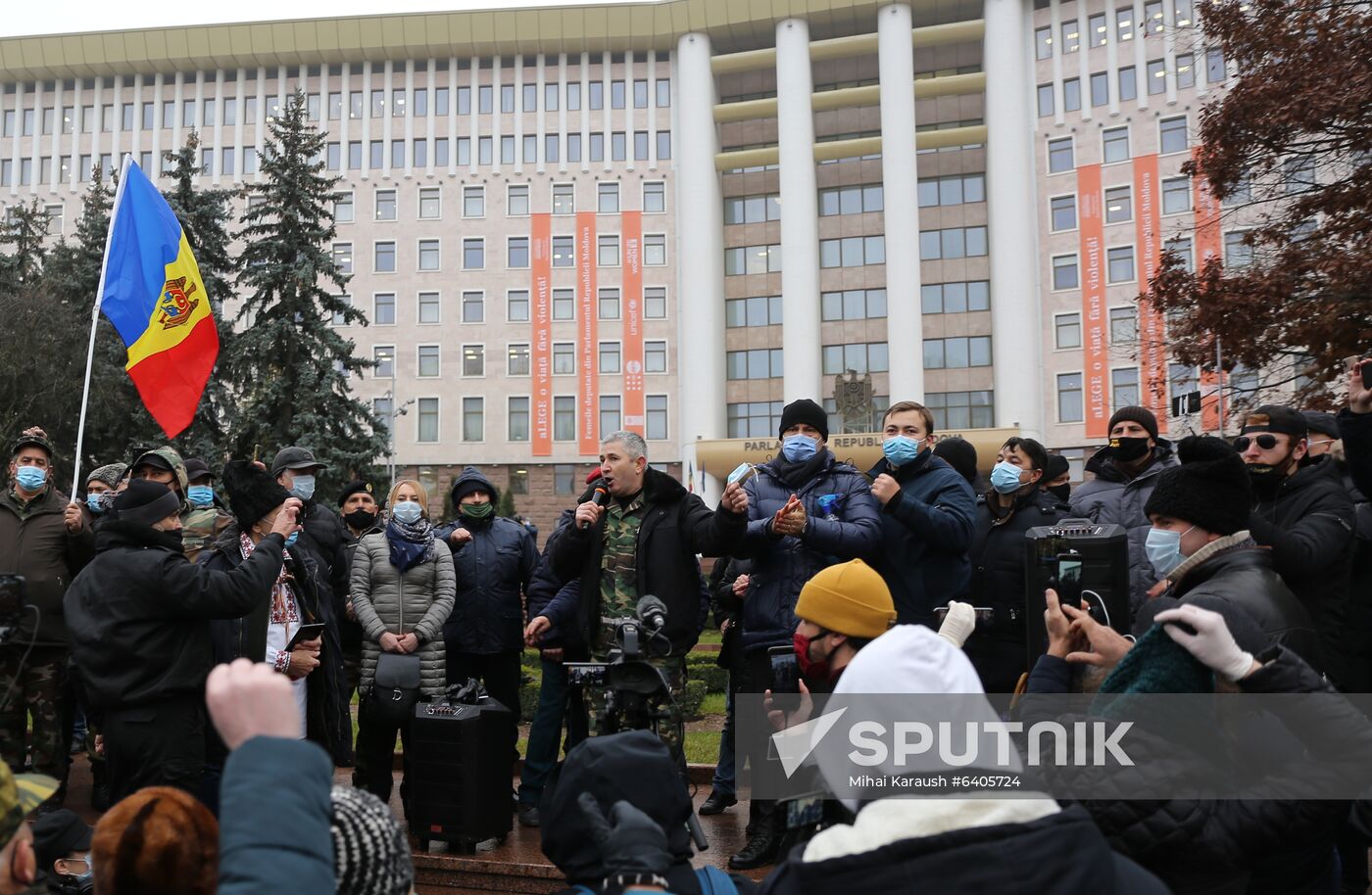 Moldova Sandu Supporters Rally