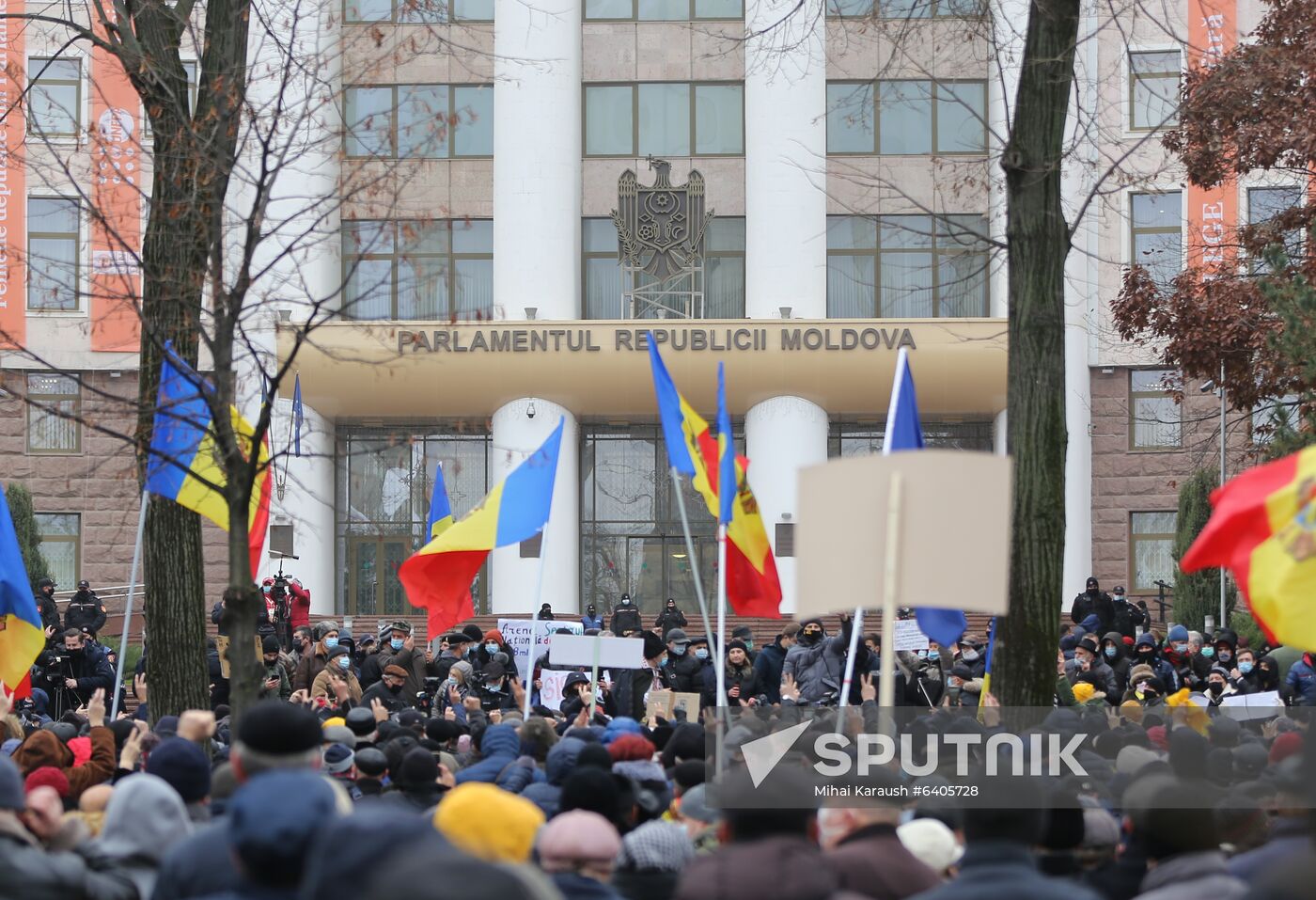 Moldova Sandu Supporters Rally