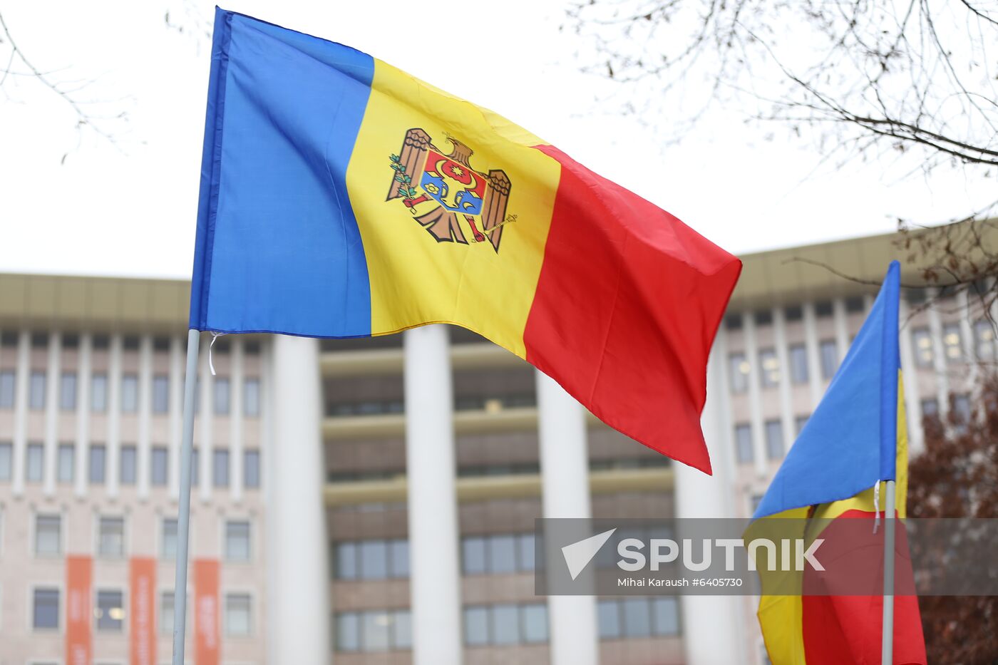Moldova Sandu Supporters Rally