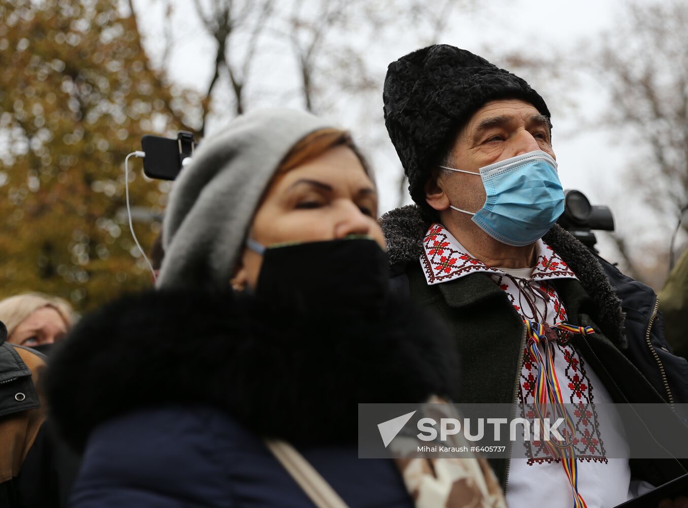 Moldova Sandu Supporters Rally