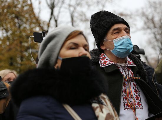 Moldova Sandu Supporters Rally